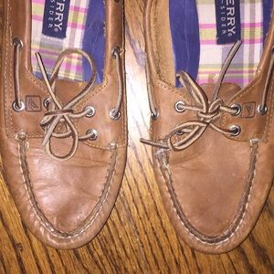 Dark Beige Sperry Topsiders